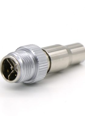 甄选m12航空插头焊接包胶屏蔽以太网Xcode芯8 线端M12连接器