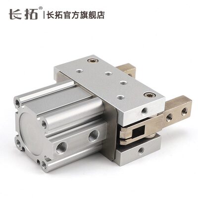 甄选替SMC手指气缸气爪支点开闭肘节型MHT2-32D/40/50/63