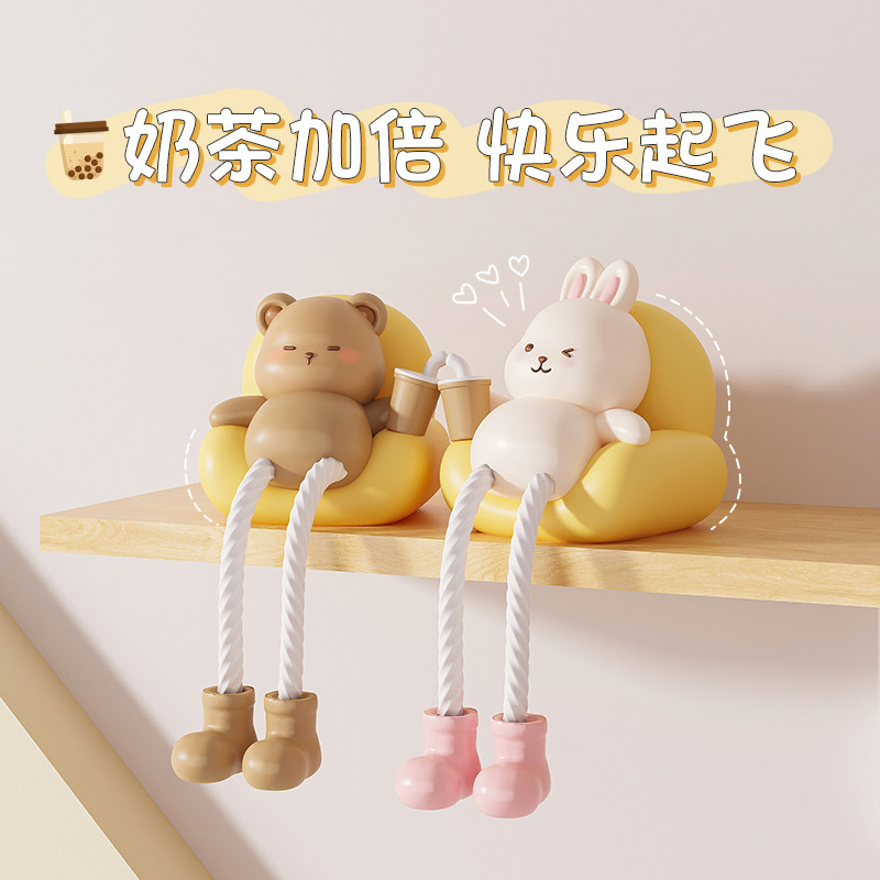 可爱吊脚a娃娃摆件家居饰品客厅卧室桌面装饰品玩偶摆饰墙上置物