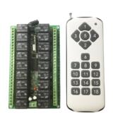 12伏18路遥控开关多路无线遥控器开关可自锁和非锁遥控器开关