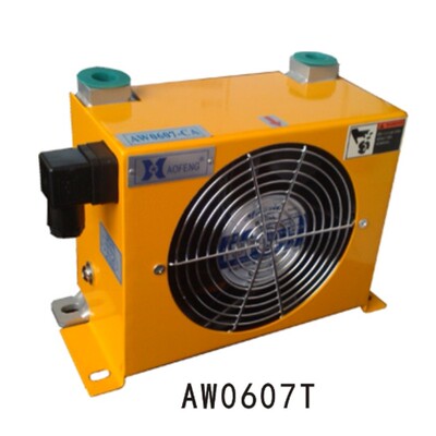 空气冷却器 AW0607T风冷却器 鳍式铝合金 高压风冷却器AC220V 24V