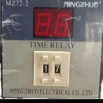 MINGZHUO 时间调节器 MZ72-2时间继电器 MZS-2 36V 24V 定时器