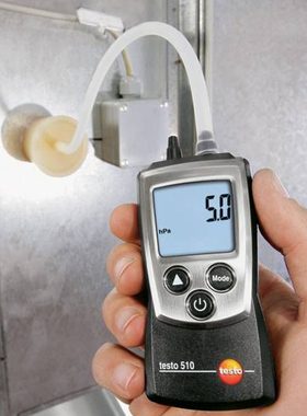 德图testo510压差计手持压差仪差压计数显压差表512天然气压力表