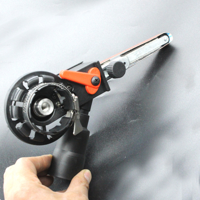 角磨机变砂带机配件小型DIY改装工具100型手磨机改砂带打磨抛光