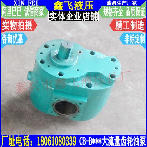 CB  DCB-B500 XCB BXT500低噪音大流量齿轮油泵两边法兰口TXLB