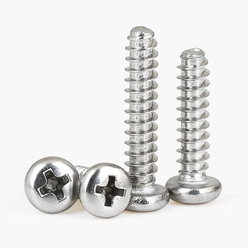 PB M1-M5 304不锈钢十字圆头平尾自攻螺丝盘头小螺钉M2.6M3M3.5M4