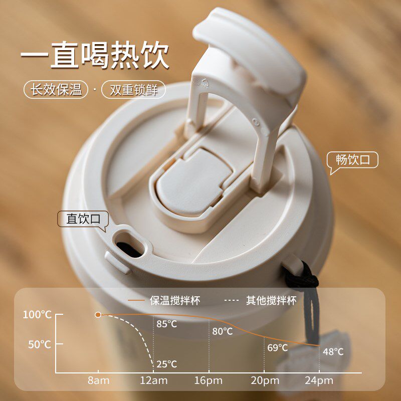 新款全自动搅拌杯电动咖啡保温杯女生高颜值便携冲泡豆浆奶粉水杯