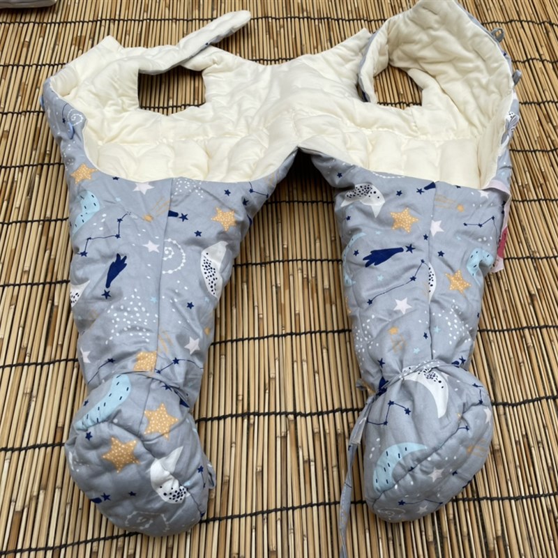 宝宝手工棉花棉衣 儿童加厚棉袄中小童背带裤婴儿 包脚丫三件套
