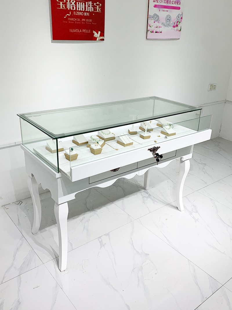 珠宝展示柜欧式首饰饰品服装店柜台E精品玻璃展柜玉器化妆品展示