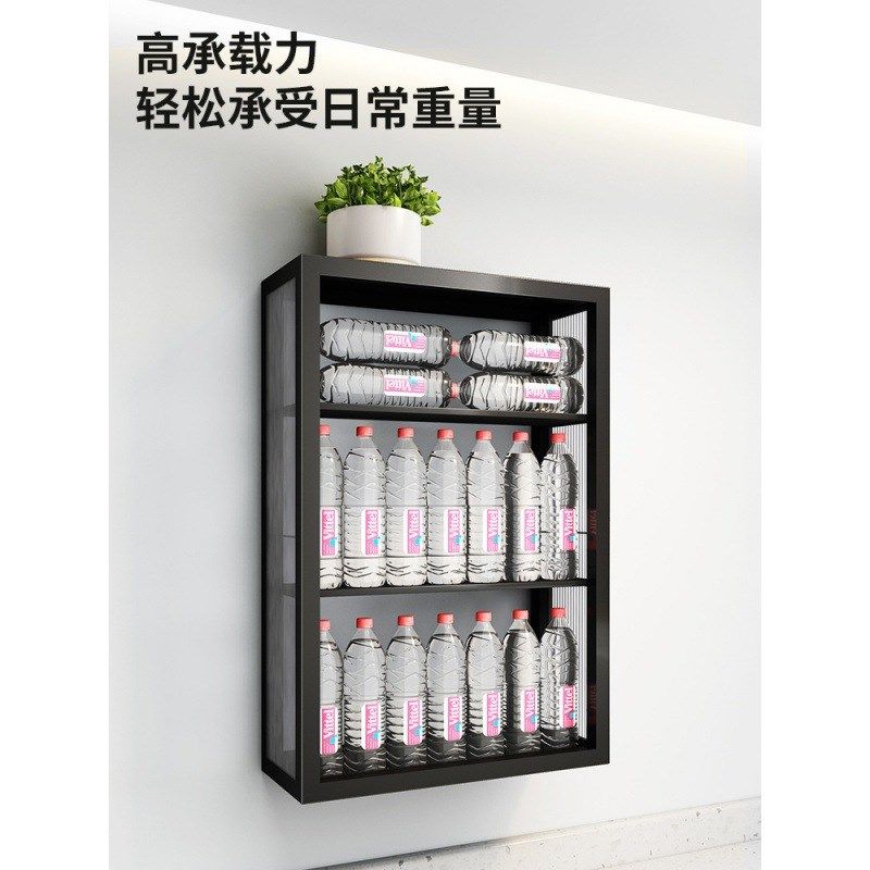 浴室侧边挂柜卫生间收纳一体柜网红墙上置物架储物柜壁龛两层架子