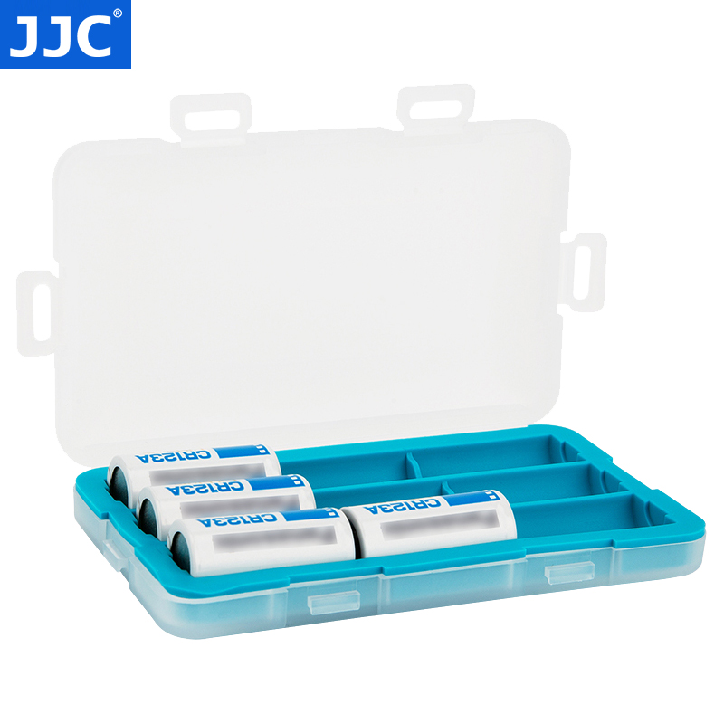 JJC CR123电池盒CR123A收纳盒CR17345/16340保护防护可装9颗九节