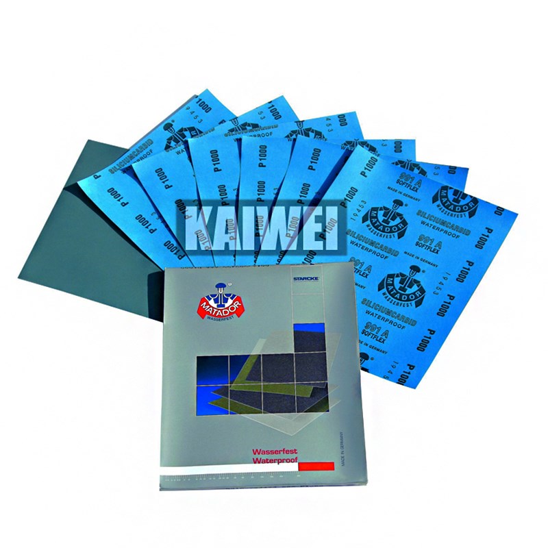 德国勇士砂纸/文玩模型汽车镜面抛光7000目超细耐磨干湿两用砂纸