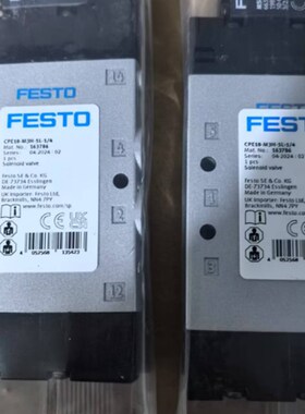 FESTO电磁阀CPE18-M3H-5L-1/4 163786  163142  163146  163141