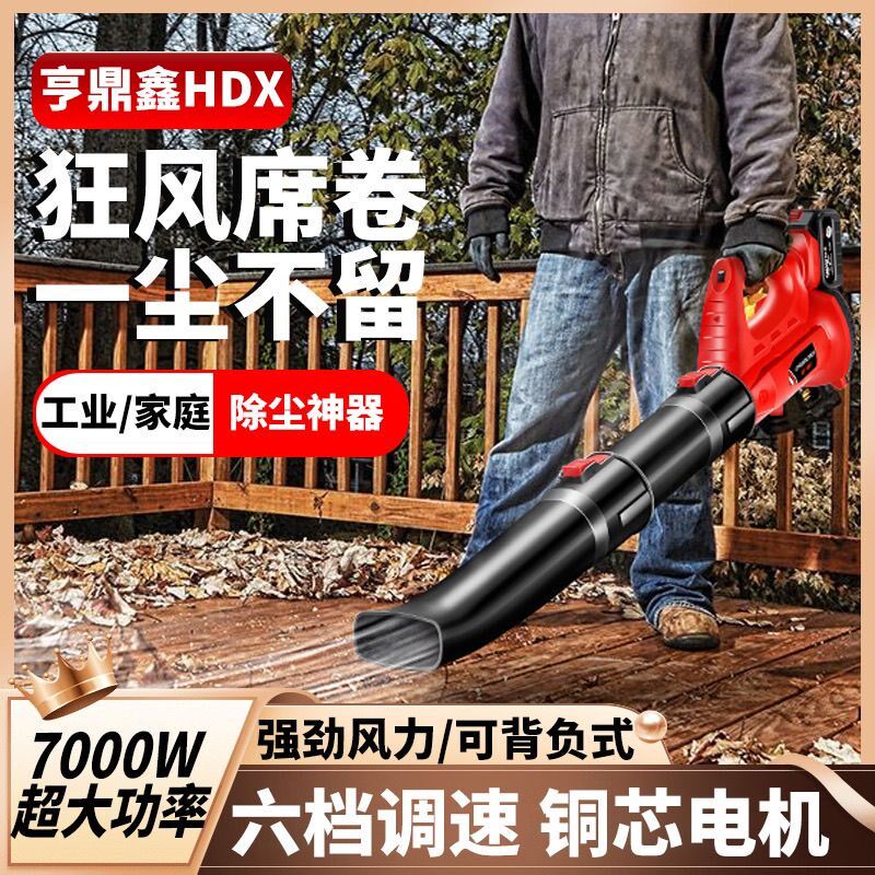 吹风机220V鼓风机大功率吹雪树叶强力吹灰工业除尘暴风机手提式