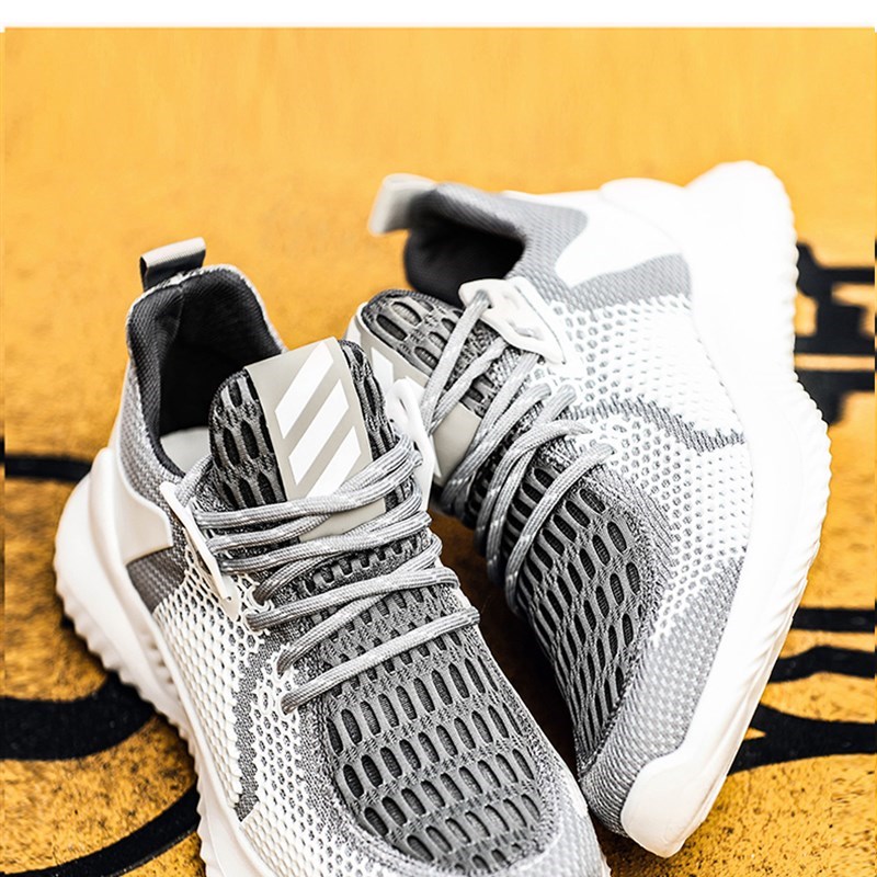 透气轻便运动鞋网鞋男生减震男鞋休闲跑步鞋男网面鞋潮流网红跑鞋