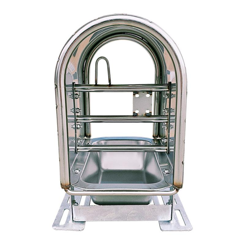 新款猪用半自动不锈钢饮水盆兽用饮水碗猪用饮水器大猪仔猪喝水槽