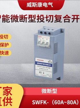 威斯康电气SWFK-(G)带可控硅模块投切智能复合开关63A80A投切开关