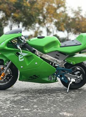 2025全新款趴赛小型摩托车跑车迷你49-50cc成人儿童汽油烧油机车