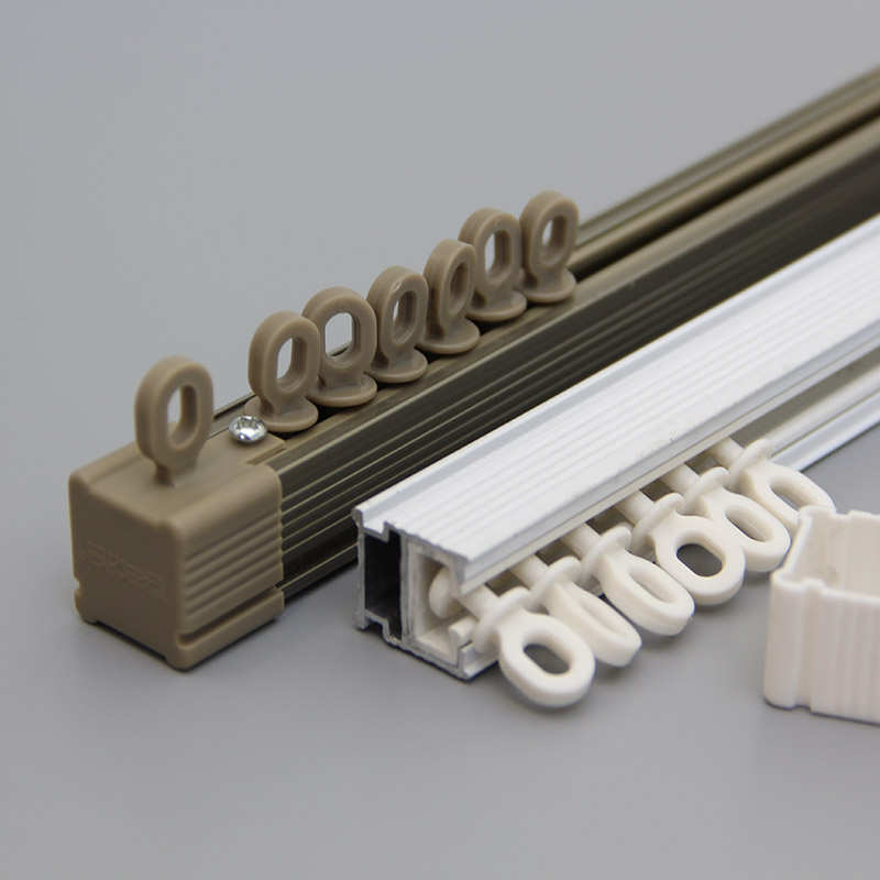 纳米呈双轨窗帘侧/精选顶 静音 装/良配件/轨Q道德裕单# 铝合金