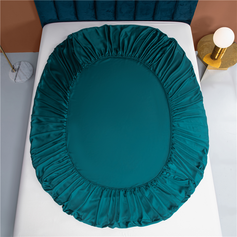 60支天丝单件床笠纯色丝滑凉爽床单被单H防滑床罩单品夏季1.8m定