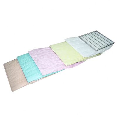 甄选中效袋式空气过滤器G4F5F6F7F8F9除尘大风量布袋式铝框中效过