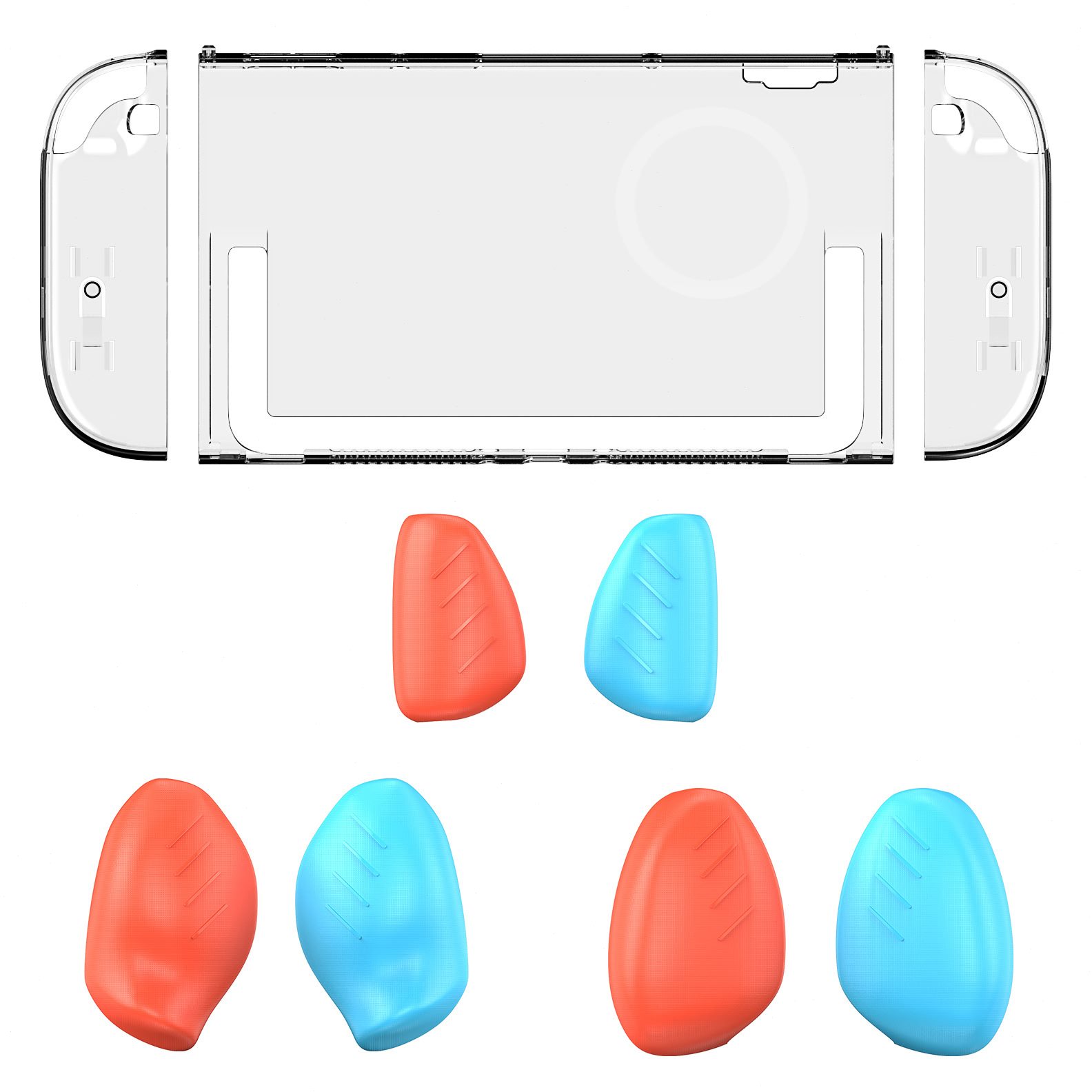 甄选Switch2主机分体水晶透明壳NS2透明保护壳PC保护硬套配大中小