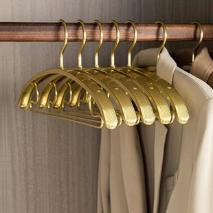 铝合金衣架无痕防滑家用豪华宽肩西服大棉衣外套轻奢高档衣撑衣挂