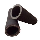 甄选现货夹布胶管黑色输水耐油耐磨蒸汽胶管大口径低压夹布橡胶管