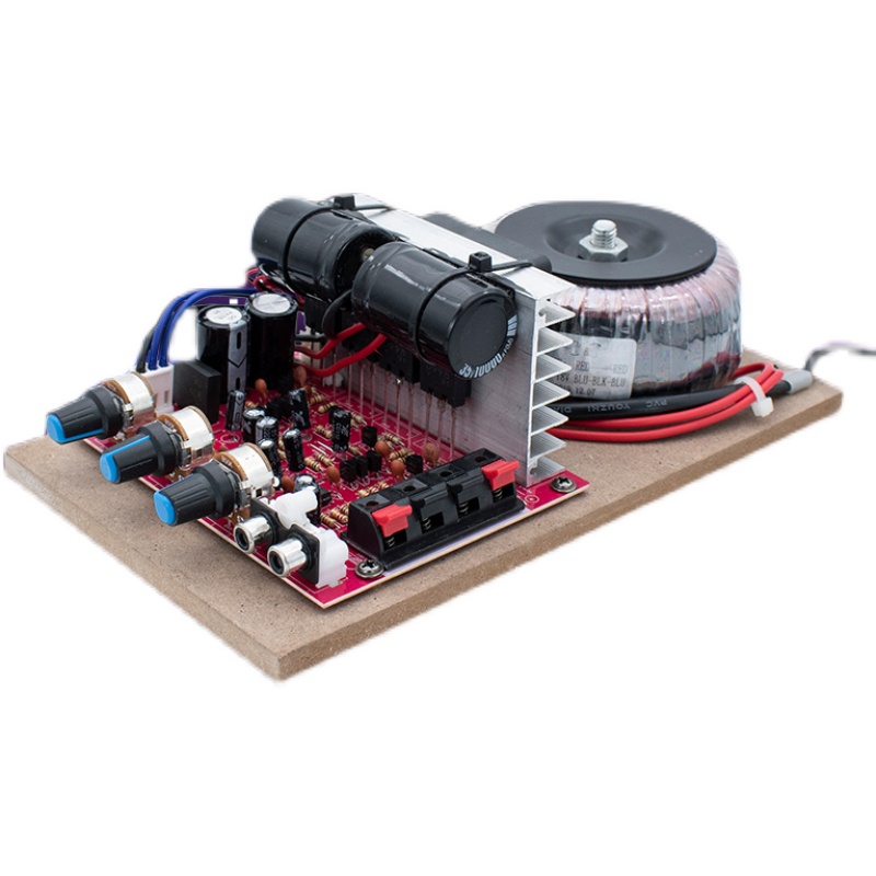 4管前后级 200W大功率功放板 发烧胆味风扇散热款升级大滤波电容