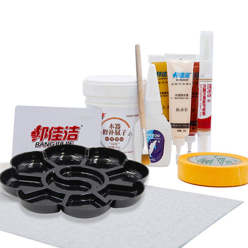 现货家俱地板划痕破损修复补漆膏木门掉漆修漆膏实木坑洞填充漆面