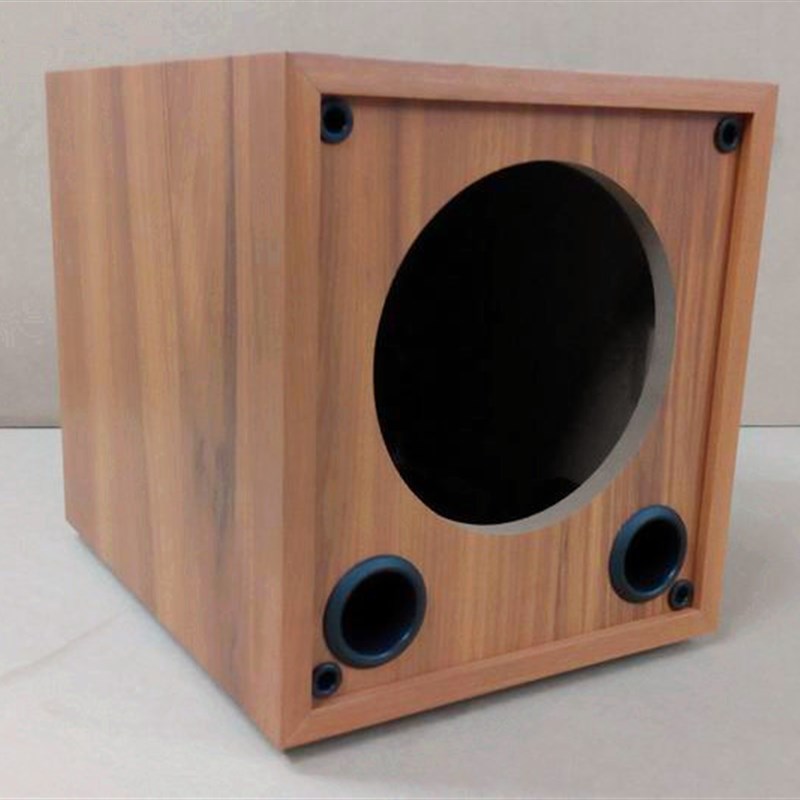 6.5寸音箱空箱体重低音炮无源DIY音箱双炮筒低音炮外壳木质音箱子