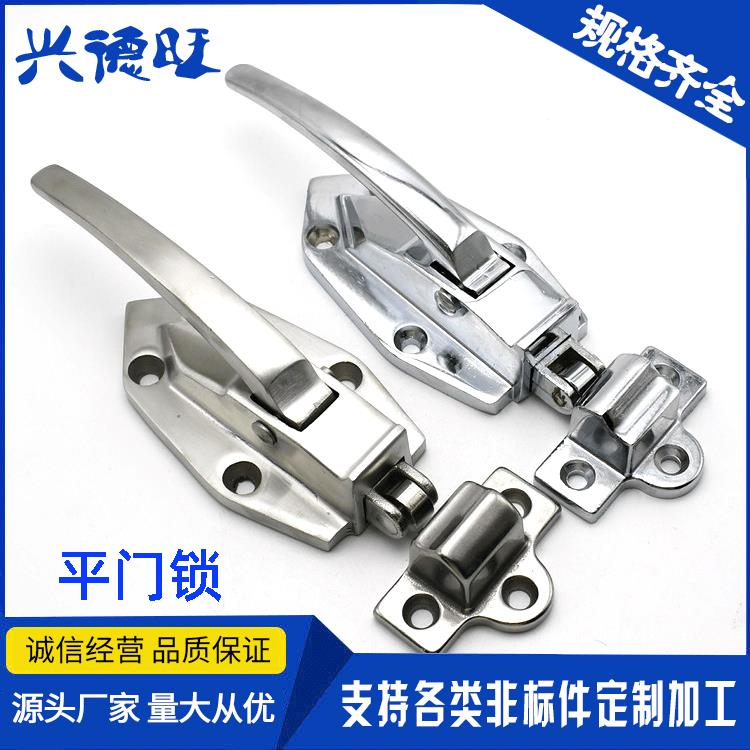 海鲜蒸柜拉手烘箱门锁传递窗消毒箱门把手不锈钢蒸汽炉平面门拉手