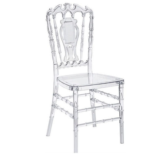 Resin crown chair clear crystal chair for wedding party