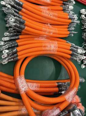 AD15.8阻燃PA尼龙波纹管可开口汽车线束电缆18.5橙色环保塑料软管