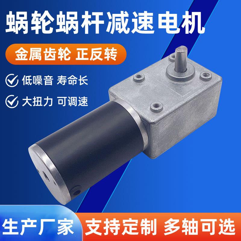 5882蜗轮蜗杆减速电机600JSX50ZY智能家居机器人设备微型直流马达