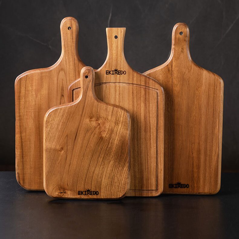 【国标柚木】EKIREDO怡可得整木砧板实木水果砧板牛排面包餐板