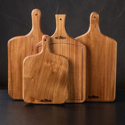 【国标柚木】EKIREDO怡可得整木砧板实木水果砧板牛排面包餐板