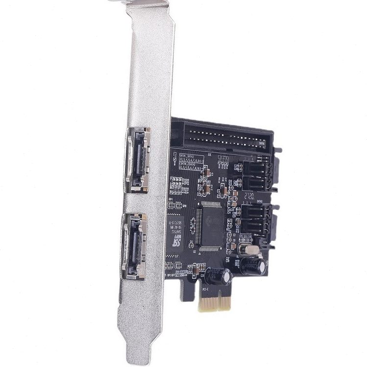甄选pcie转2Esata pcie转ide pci-e转2sata+ide JMB363 磁盘阵列