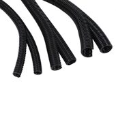 甄选双拼塑料波纹管PA双开口尼龙波纹套管PP阻燃双壁穿线管双层护