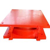 甄选公路桥梁盆式 橡胶支座建筑隔震支座网架支座球形钢球铰桥梁支