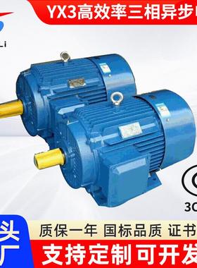 厂家三相异步电机YX3-80M1-2/0.75W特高交流电动机
