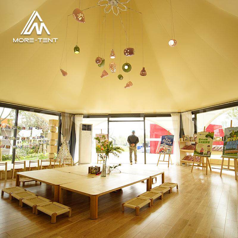 新品酒店活动帐篷膜结构星际帐篷景区酒店休息区尖顶帐篷酒店