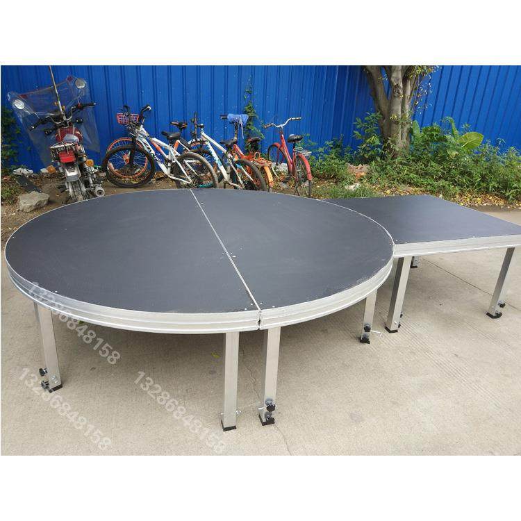 厂家直销钢铁雷亚架铝合金活动舞台舞台桁架铝合金拼装舞台铝型