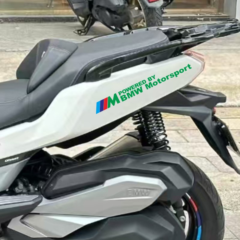 适用于宝马C400Gt贴纸,摩托车贴花,汽车后部双面印花,防水改装汽