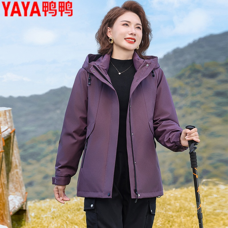 鸭鸭妈妈羽绒服女2025新款