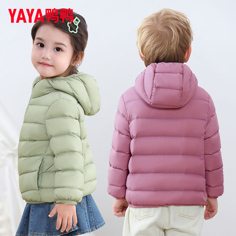 鸭鸭儿童羽绒服男童女童2025新款