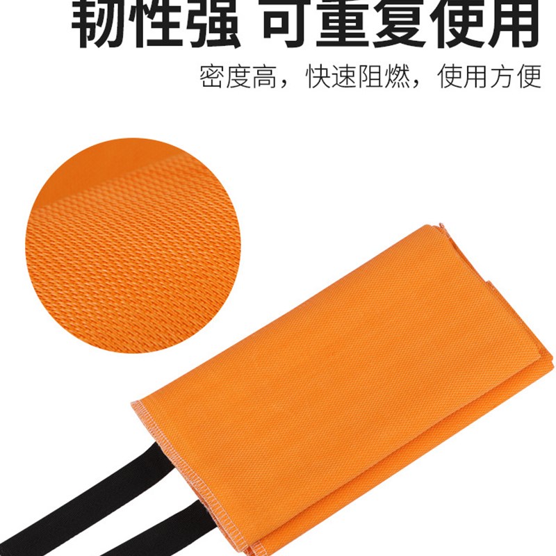 1x1玻璃纤维逃生毯y隔热逃生毯耐高温硅胶灭火毯