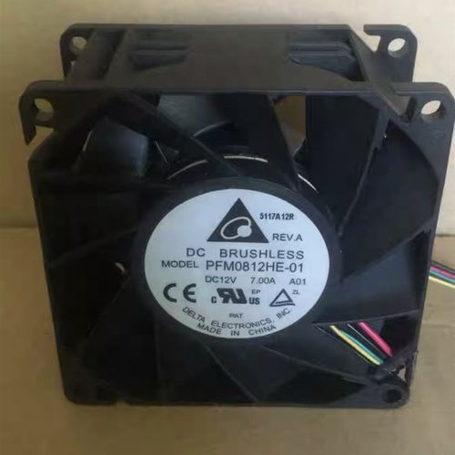 台达BRUSHLESS 12V 7A 6A 4.9A 8038 大功率 超暴力风机8厘米