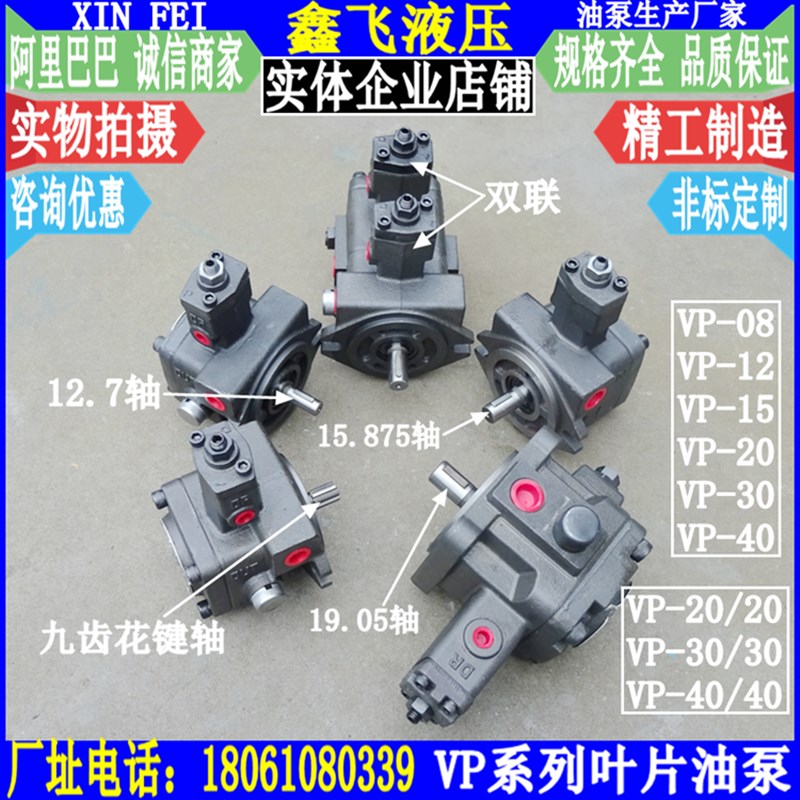 VP-20-FA3液压泵30 40 15  12 VB1-08变量叶片油泵FA2 70 SF FA1