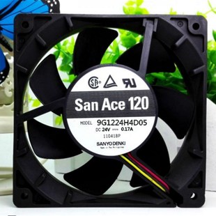 12CM 24V 双滚珠变频器风扇120X120X25MM 12025 9G1224H4D05